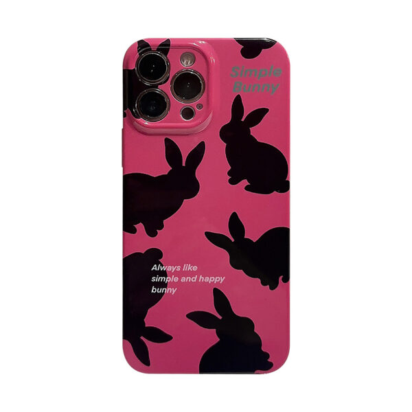 Apple iPhone 15 Serie Mode Plastik iPhone 15 Pro Max Kaninchen Handyhülle