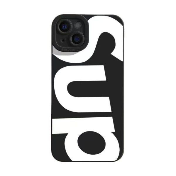 Apple iPhone 15 Serie iPhone 15 Plus Handyhülle Briefe Einfach Silikon – Bild 10